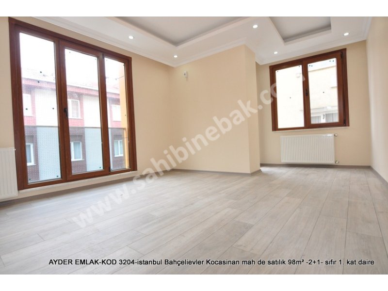 Istanbul Bahçelievler Kocasinan mah de satılık 98m² -2+1- sıfır 1. kat daire - Sahibinebak.com'da - 105176183